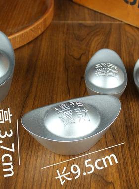 实心仿真沙金银招财进宝摆件客厅装饰品开业乔迁礼品