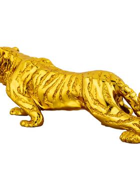 金色大号汽车老虎摆件 车内饰品摆设 车上用品