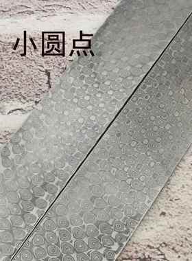 20-303大马士革钢料2花纹钢钢板手工DIY材料已-淬火