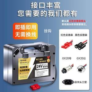 英洛华老人电动轮椅专用锂电池九圆贝珍可孚吉芮通用代步车电瓶