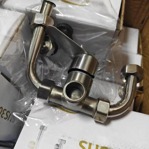 加厚304不锈钢电热水器混水阀冷热混合U型水龙头明装开关淋浴配件 - 图2