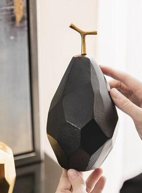 黄铜轻奢新中式客厅摆件招财纳福葫芦装饰品酒柜摆设家居