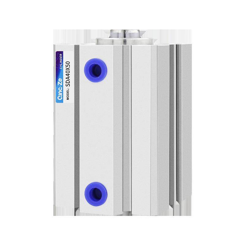 SDA薄型气缸小型气动20/25/32/40*5X10X15X20X25X30X40X50X75X100,淘宝优惠券,粉丝福利购,淘宝优惠卷