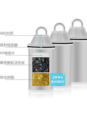 苏格伦SH001净水壶专用家用滤芯阳离子树胶除氯高效益换水替换过