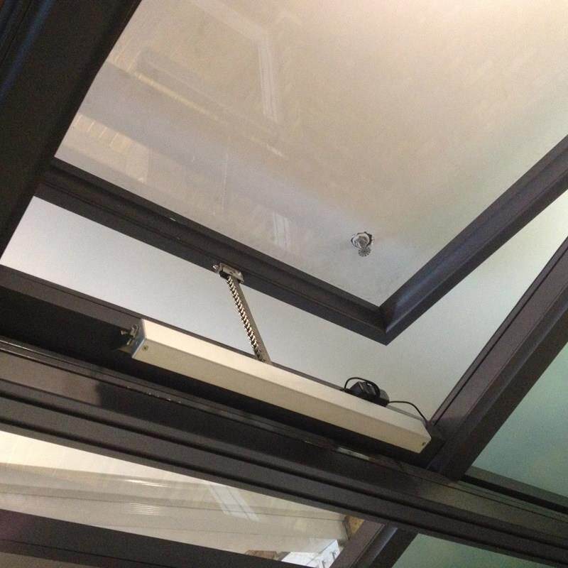 Rain-sensing automatic window closer, electric window opener intelligent control, top-hung window fire and smoke exhaust equipment, skylight intelligence
