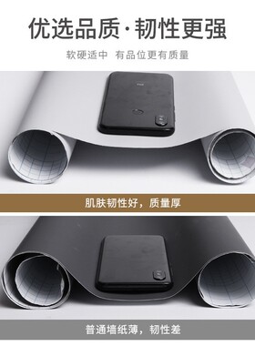 加厚新款防水深灰色橱柜衣柜墙贴波音软片波音纸家具片贴纸家具