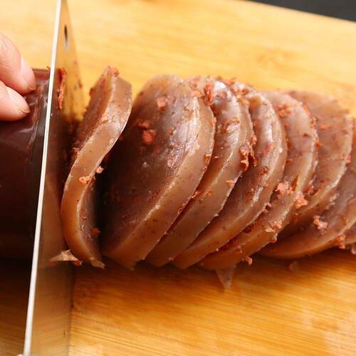 驴肉风味焖子火烧河北定州特产赵县河间熟食真空灌肠肉炒焖子 - 图0