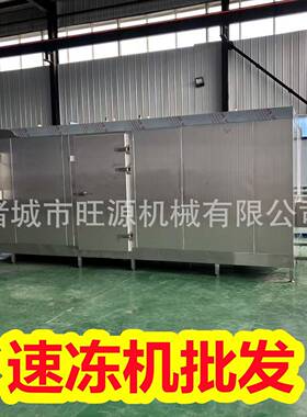 不锈钢隧道速冻机 水产生产流水线 鱿鱼速冻设备型号
