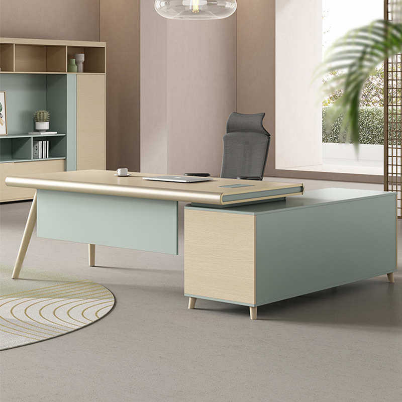 简约现代主管桌时尚经理桌北欧风老板桌单人办公桌椅组合大班台,淘宝优惠券,粉丝福利购,淘宝优惠卷