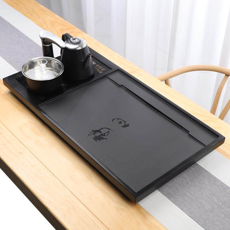 天然整块乌金石茶盘全自动一体茶具套装家用功夫电磁炉客厅大茶台,淘宝优惠券,粉丝福利购,淘宝优惠卷