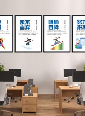 业会而必墙议会议室画公司企文化办公室墙面装饰励志挂标语墙R33-