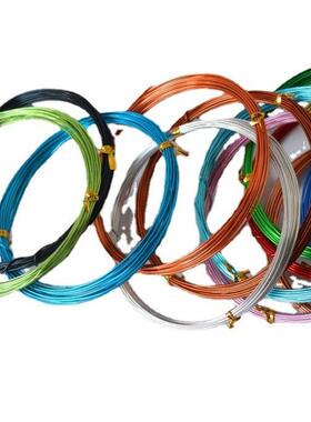 3.0mm*10m彩色氧化铝线手工DIY自行车编织造型氧化彩色铝丝