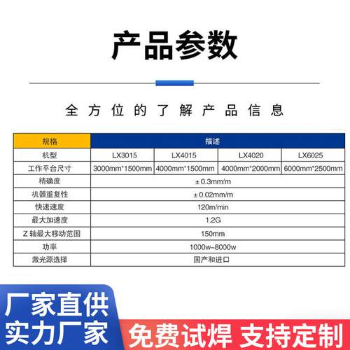 厂家直供激光切割机钢板金属板材激光切割设备自动光纤激光切割机 - 图0