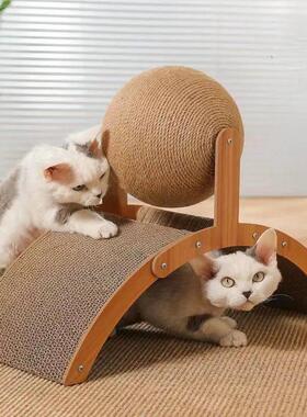 Cat Grabbing Board Wooden Cat Climbing Frame Vertical Scratc