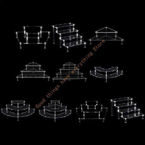 55KF Multi Tiers Acrylic Display Risers for Perfume - 图1