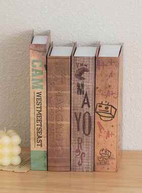 婚礼氛围烘托假书仿真书装饰品道具摆设模型创意酒吧咖啡店小摆件