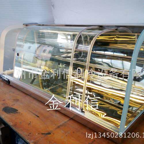 金利信牌台式双层前移门熟食快餐保温设备葡挞电热展示柜 - 图2