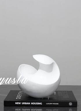 高级现代简约几何软装饰品样板间客厅茶几电视柜酒柜书房小众摆件