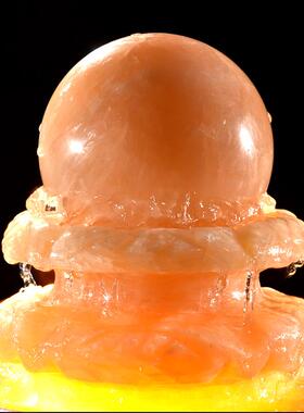 特价透光假山流水喷泉石材转动球创意家居装饰办公室摆件开业礼品