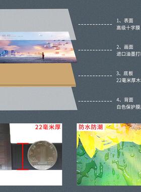 高级感办公室装饰画企业文化墙激励志挂画会议室创意壁画公司标语