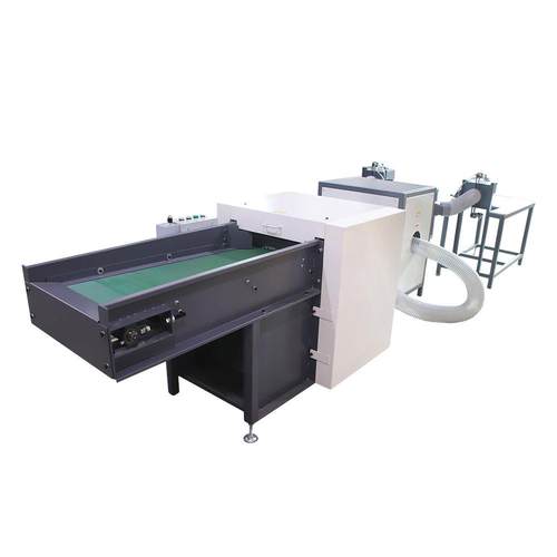 公仔棉开松梳棉蓬松机加带夹口双口定量枕芯沙发坐垫填充设备 - 图2