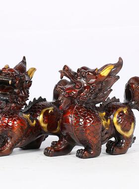 直供仿古福财貔貅铜鎏金貔貅铜麒麟动物佛像佛具用品