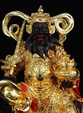 赵公明五财神宣堂赵元帅家祭拜财神公司开礼招财赵公明像