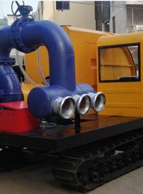 自走式抗洪排涝抽水泵车 履带式移动防汛泵车大流量抗旱救援工程