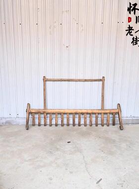 农耕农具老物件套装木风车木犁播种机提篮农家院装饰摆饰影视道具