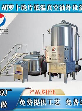 果蔬脆低温油炸设备小黄鱼真空油炸机 休闲小零食品油炸设备