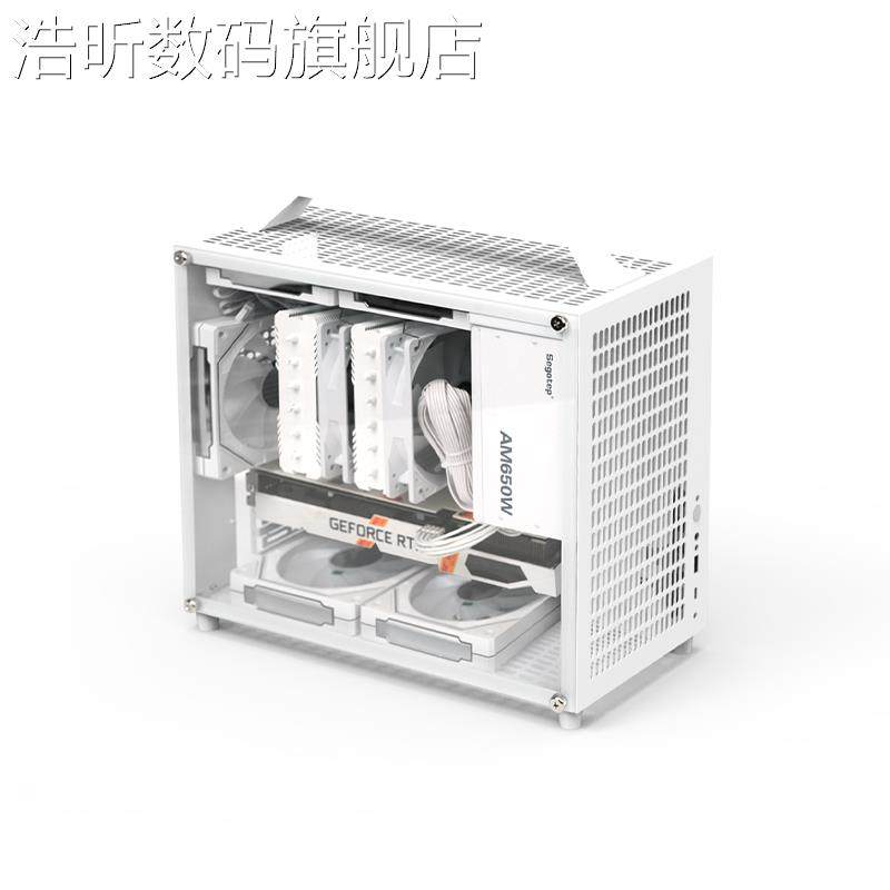 Haoxin Ben A Niu E18 portable A portable mini C2 large electric mTX/ITX small main source chassis twin tower air-cooled non-k488 ornaments