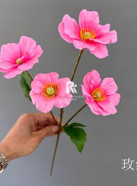 4蝴牡蝶洋丹仿真娘花ins风小清新新手捧花家AL-1202居婚庆插花头