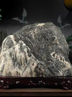 泰山石敢当镇宅室内外青石摆件奇石头靠山石办公室天然泰山原石