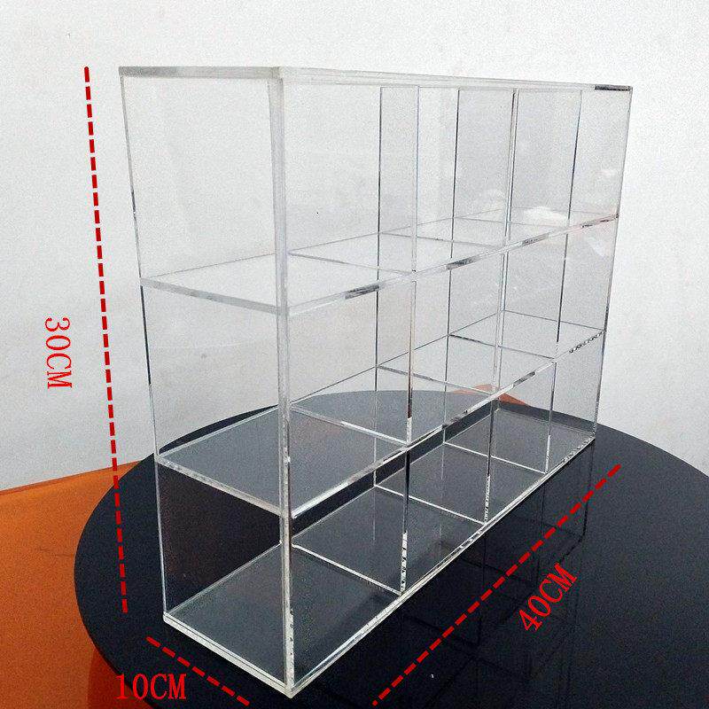 Universal household rack pressure gram tea transparent grid water cup horse cup display rack kettle gram tea set storage layer
