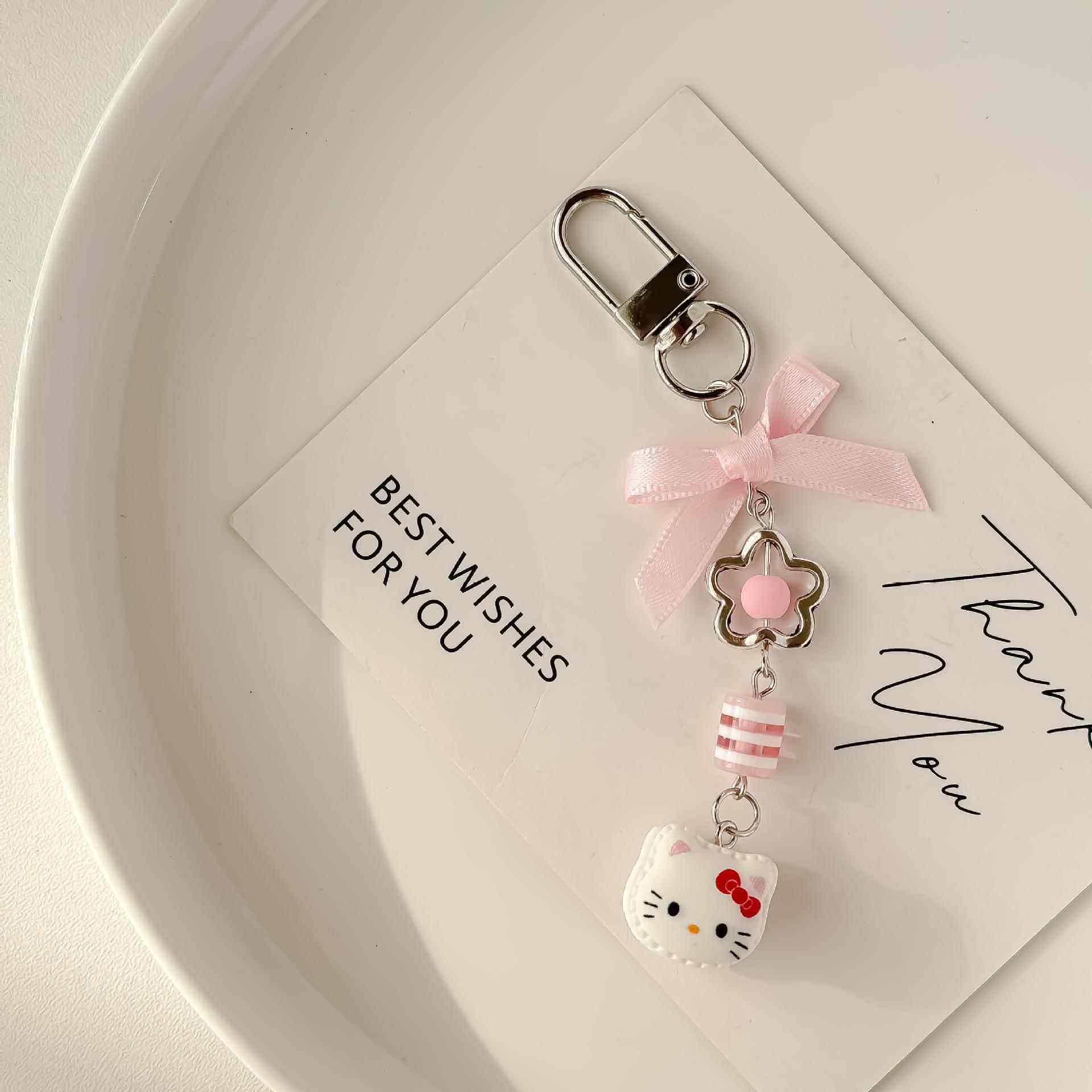 绝美手机链超好看独特手机链氛围感手机链可爱凯蒂猫少女心手机链甜心蝴蝶结女生包包挂饰串珠ccd钥匙挂件,淘宝优惠券,粉丝福利购,淘宝优惠卷