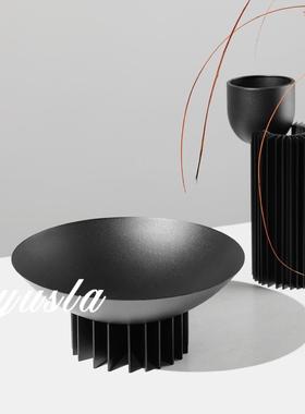 简约插干花瓶RSX花器客厅茶吧台柜几厅摆件家居客厅板样间软装饰