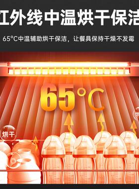 茶水消毒柜商用立式饭店厨房不锈钢大理石台面配餐毒碗柜边柜