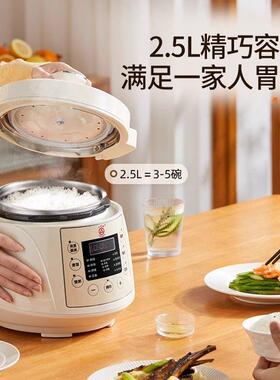 三角牌电子压力锅小型1-2-人1婴6母X12级胆钢智多能功能迷你电子