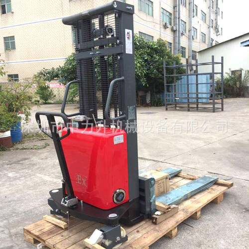 1吨2吨改装防爆全电动堆高车1吨2吨堆垛装卸车托盘升高车电动叉车 - 图1