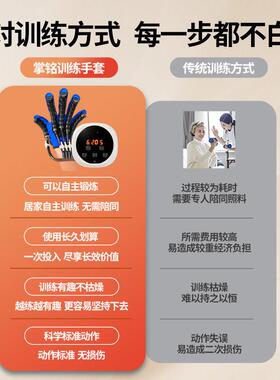 中风偏瘫手功能训练器 手指屈伸电动康复器材 镜像分指气囊按摩设
