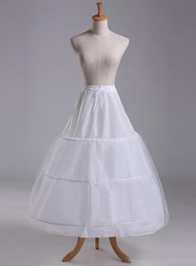 新娘婚纱礼服加大鱼骨汉服服配