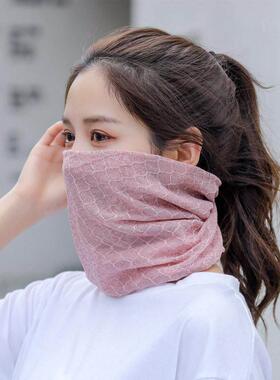 帽子夏天月子帽女头巾帽春夏透气包头帽围脖套夏季薄款防风套头帽