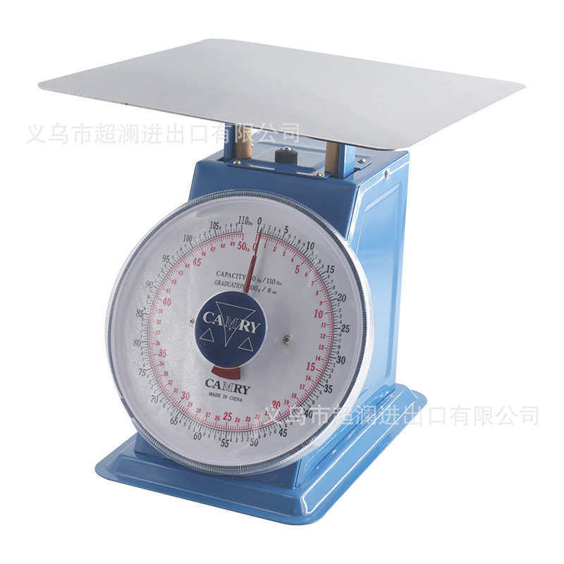 CAMRY香山SP-50弹簧秤机械秤双刻度度盘秤50kg平板秤台秤家用厨房,淘宝优惠券,粉丝福利购,淘宝优惠卷