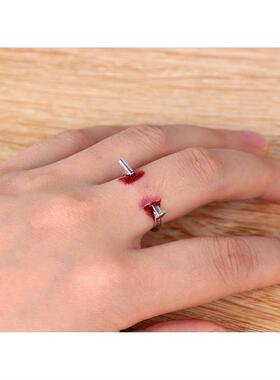 Halloween nail open ring万圣节饰品