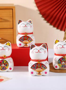 小号财5猫寸储蓄罐开业存钱车载501-508办 家公居客厅小号摆招件