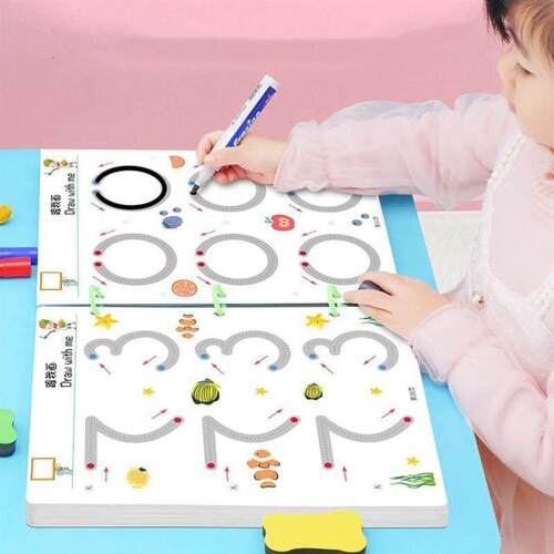 Children Montessori Toys Educational Math toys Drawing Table - 图0