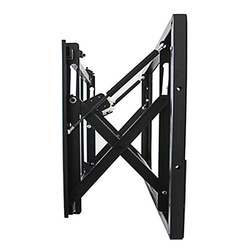 49/55/65/86/98/100-inch splicing screen front maintenance hydraulic bracket TV wall embedded telescopic hanger