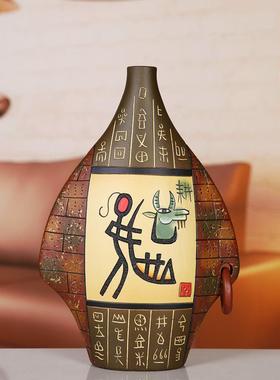 创意酒柜装饰品摆件客厅丽江云南民族风特色工艺品家居电视柜摆设