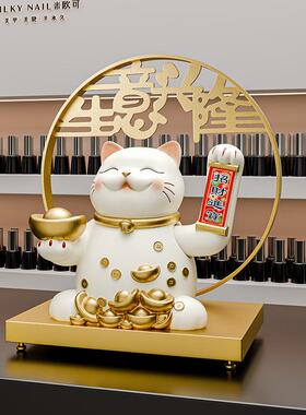手20240821贝汉美新中电动摇招猫前台摆财件软装式家居玄关客厅桌