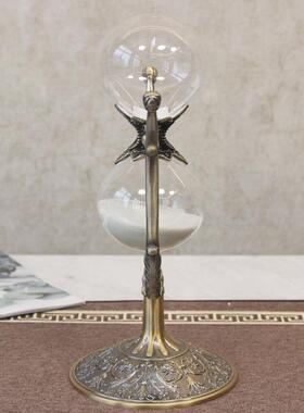 正品酒玄关客合金饰工艺礼柜品摆饰 美式装覆古创意摆件厅 金属沙